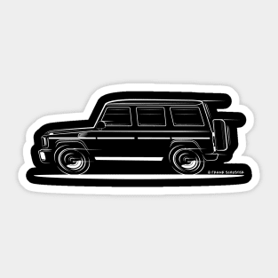 Speedy Mercedes Benz G Class Gelaendewagen Wht Sticker